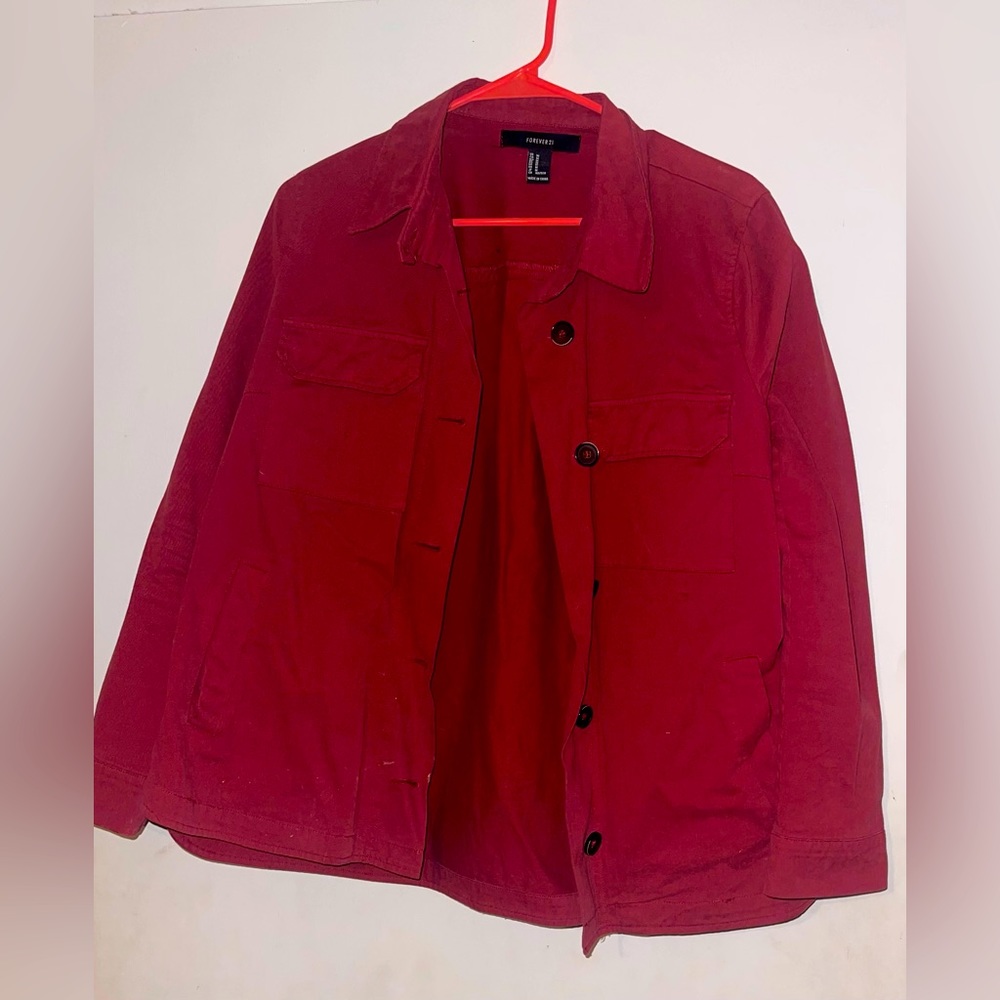 Forever 21 Maroon Jacket